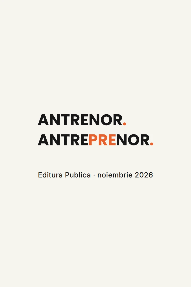 Coperta Antrenor. Antreprenor. — în lucru